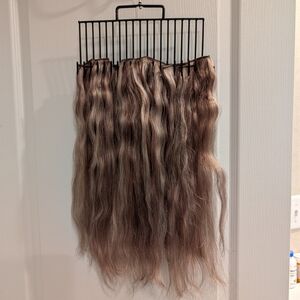 Luxy Human Hair Extensions Ash Highlights